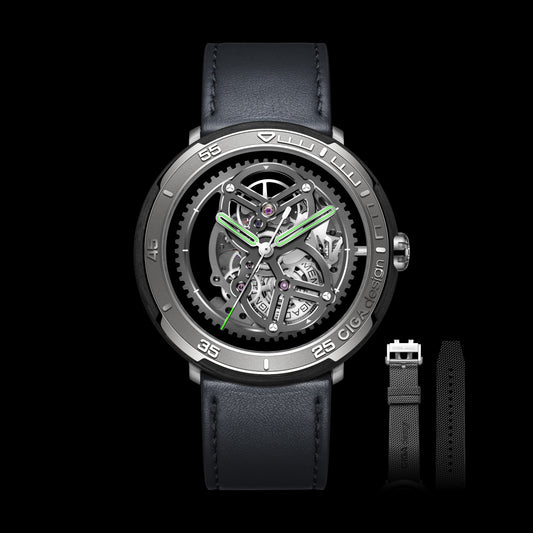 Vector — Edición Limitada México · Reloj Skeleton Automático en Carbono Forjado (50 piezas numeradas)