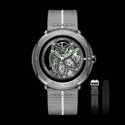 Vector — Edición Limitada México · Reloj Skeleton Automático en Titanio Grado 2 (150 piezas numeradas)