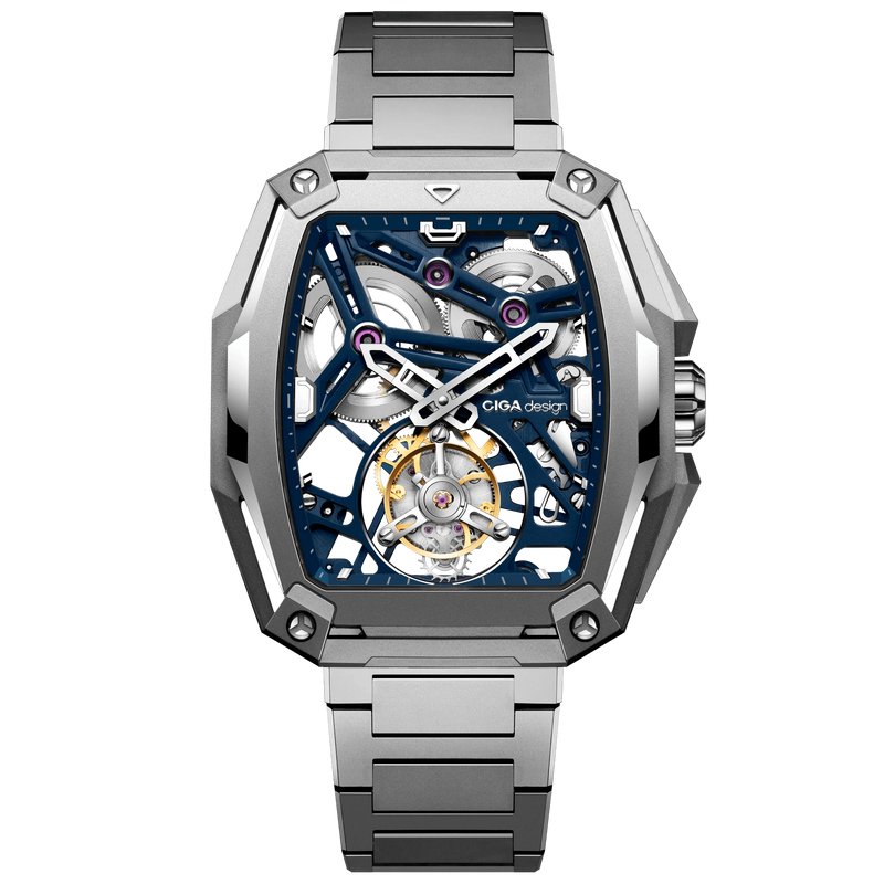 CIGA design ADVANCED SKELETON COMPLICATION WATCH HUNTER · TOURBILLON