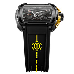 Aircraft Carrier Black Wristwatch