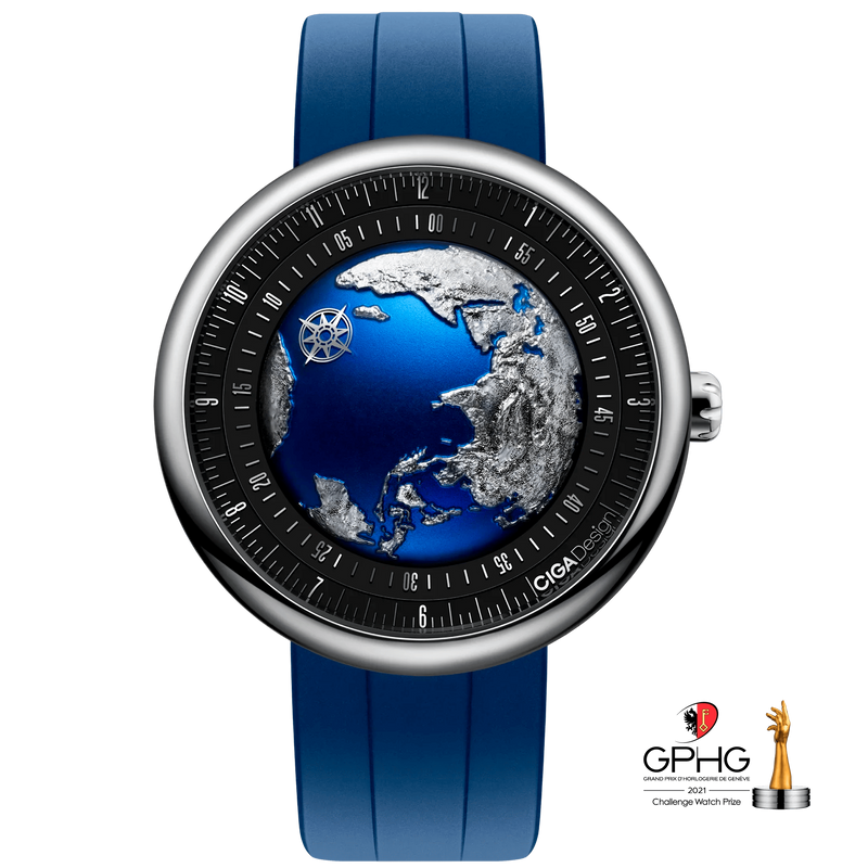 CIGA design MECHANICAL WATCH BLUE PLANET II