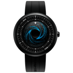 CIGA design X LABEL NOIR AUTOMATIC WATCH BLUE PLANET II · BLACK STAR EDITION
