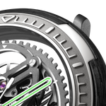 Vector — Reloj Skeleton Automático en Carbono Forjado