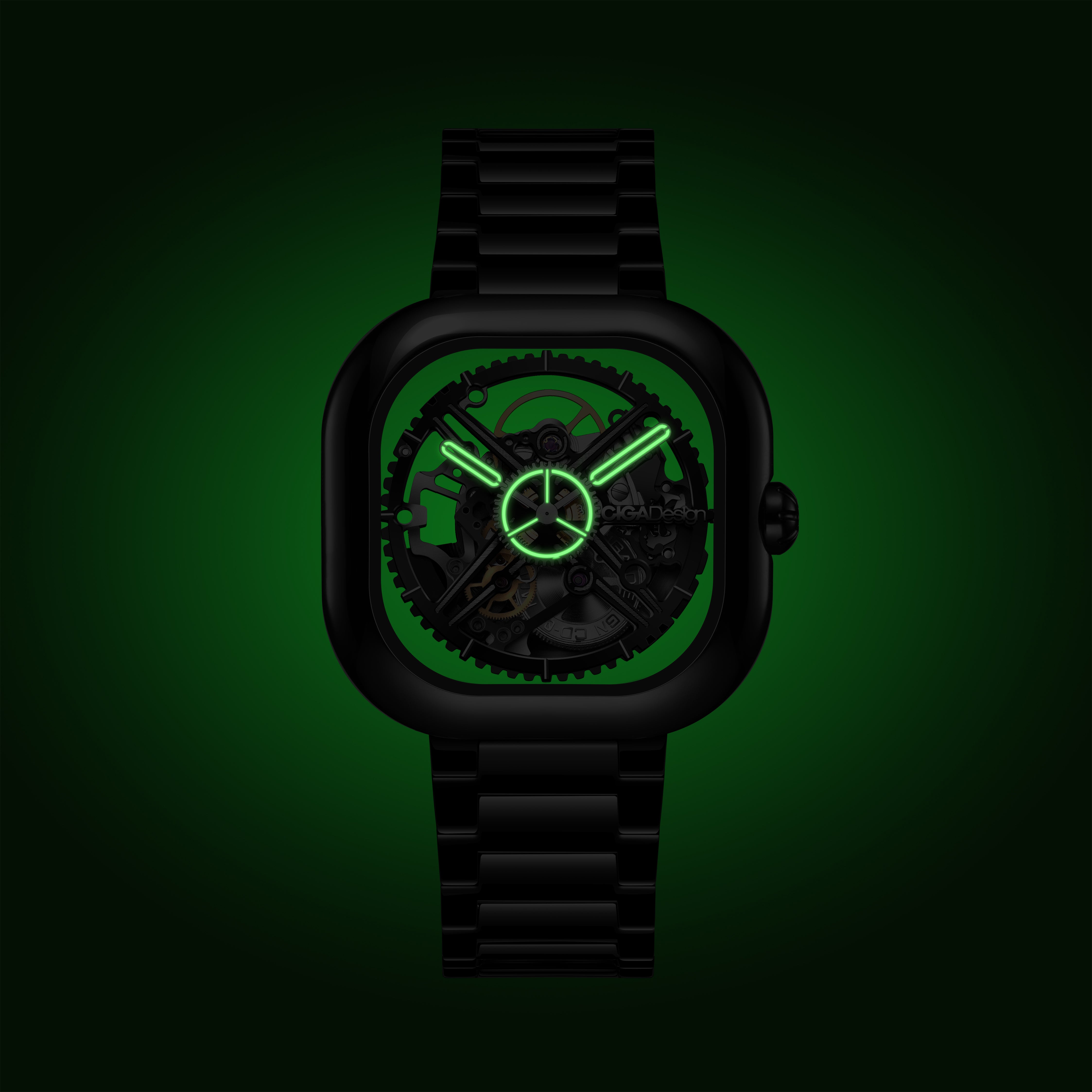 CIGA design Modern Skeleton Collection Eastern Jade