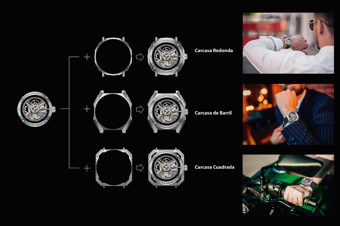 CIGA design M Series Magician Automatic Mechanical Wristwatch (3 in 1)