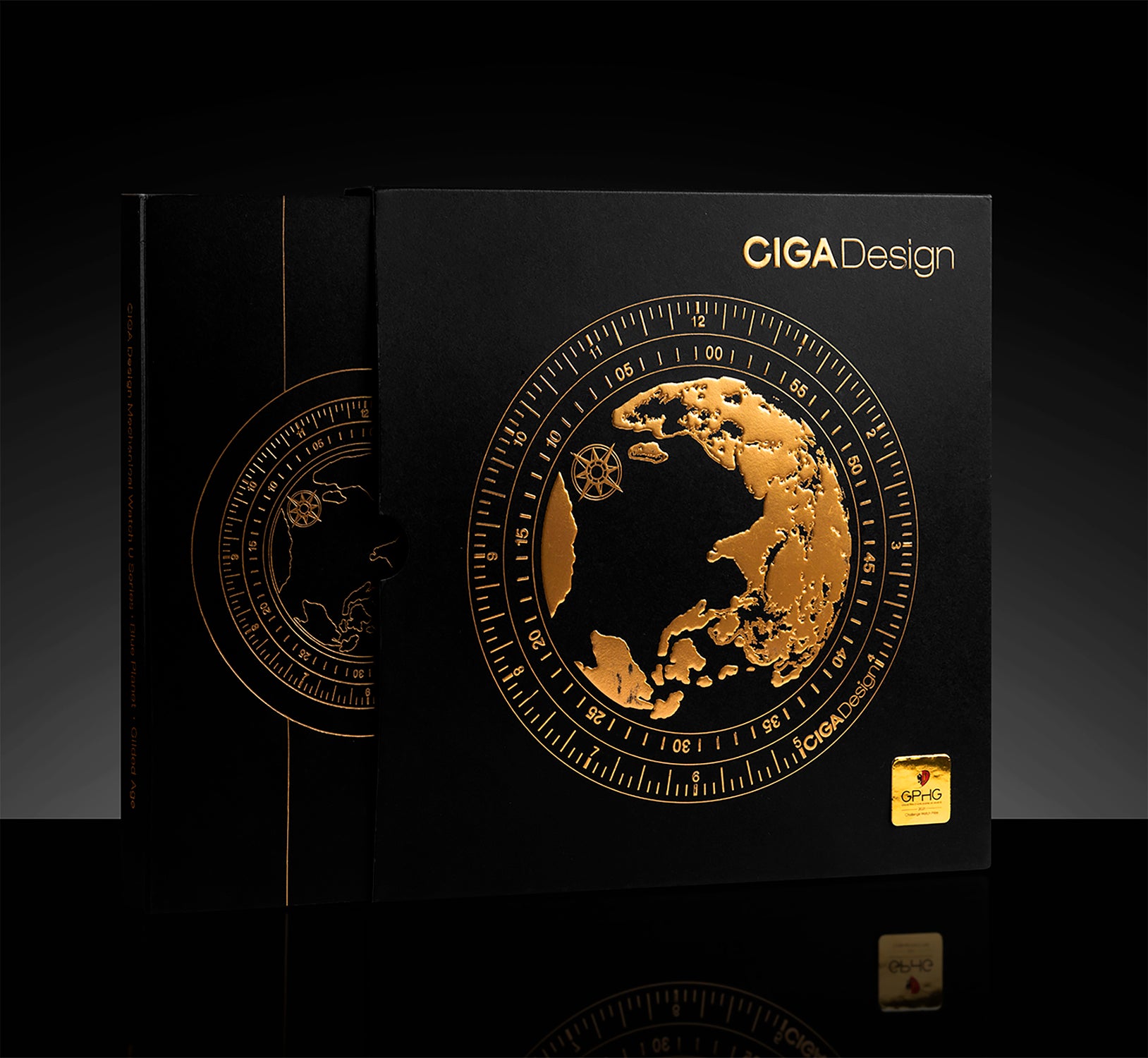 CIGA design Mechanical Watch Blue Planet II·Gilded Age