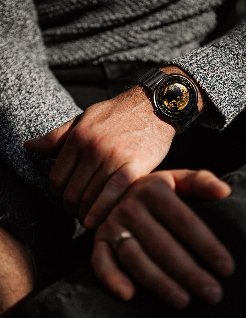 CIGA design Mechanical Watch Blue Planet II·Gilded Age