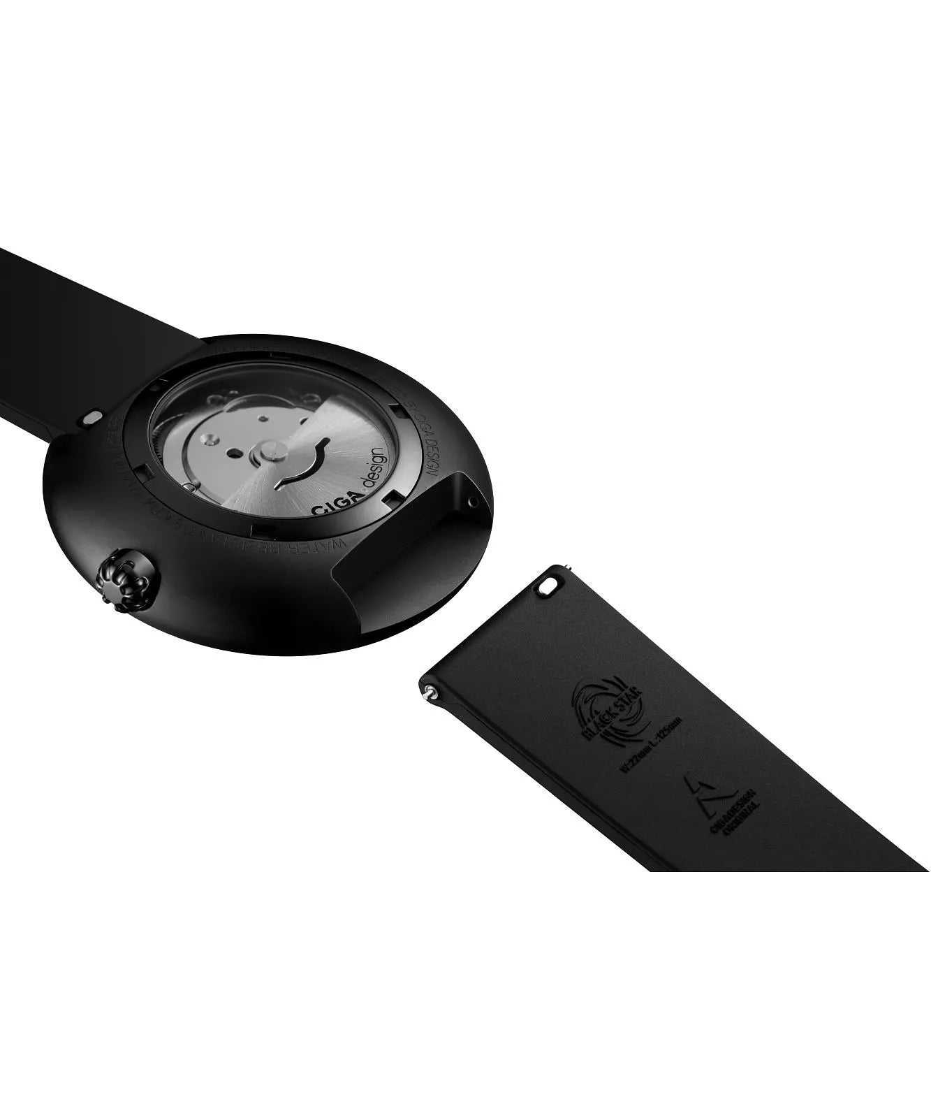 CIGA design x Label Noir Automatic Watch Blue Planet II · Black Star Edition