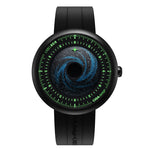 CIGA design X LABEL NOIR AUTOMATIC WATCH BLUE PLANET II · BLACK STAR EDITION