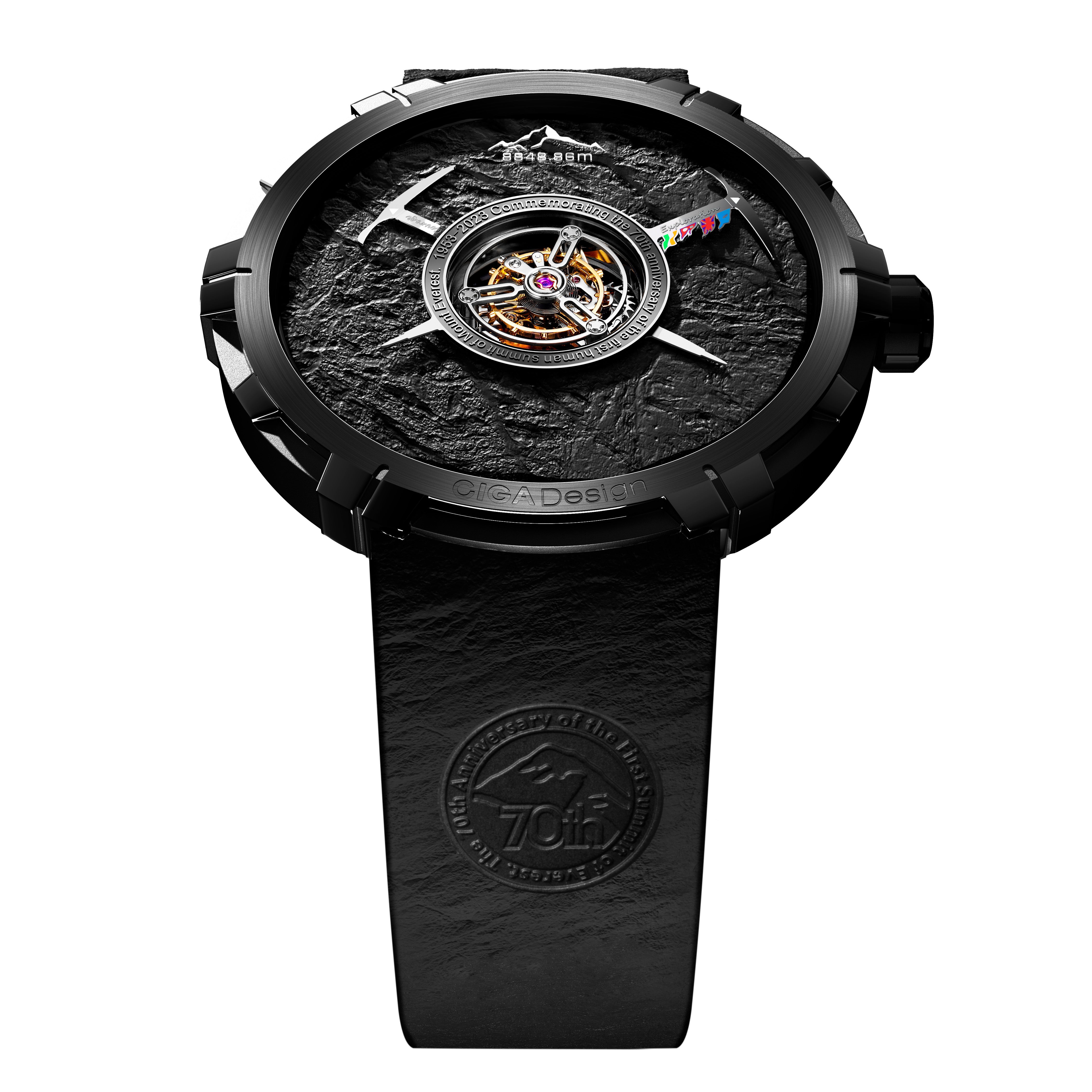 CIGA design Central Tourbillon Watch · Everest 70th Anniversary Edition