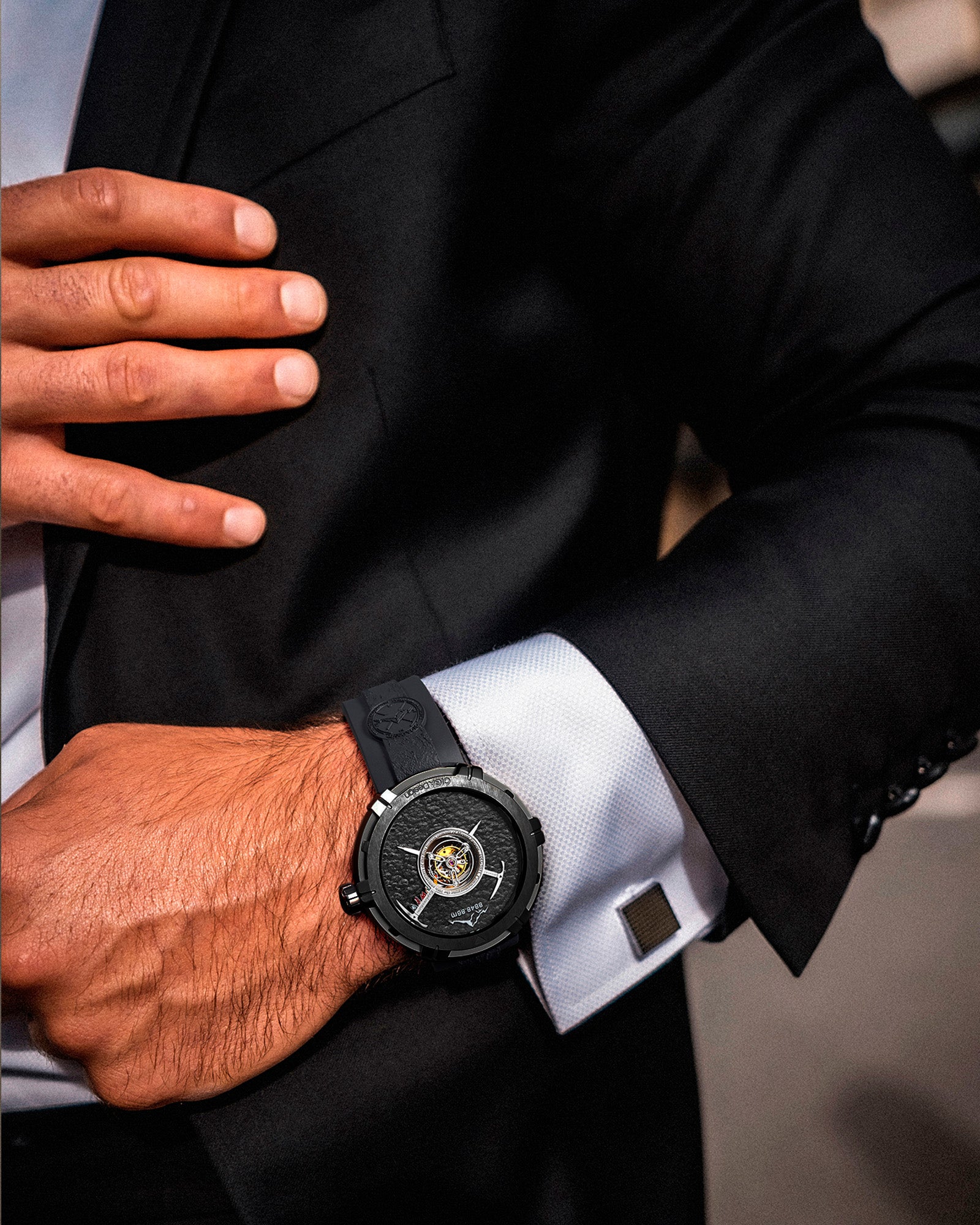 CIGA design Central Tourbillon Watch · Everest 70th Anniversary Edition