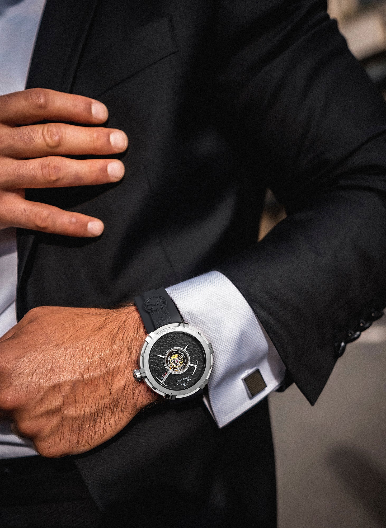 CIGA design Central Tourbillon Watch · Everest 70th Anniversary Edition