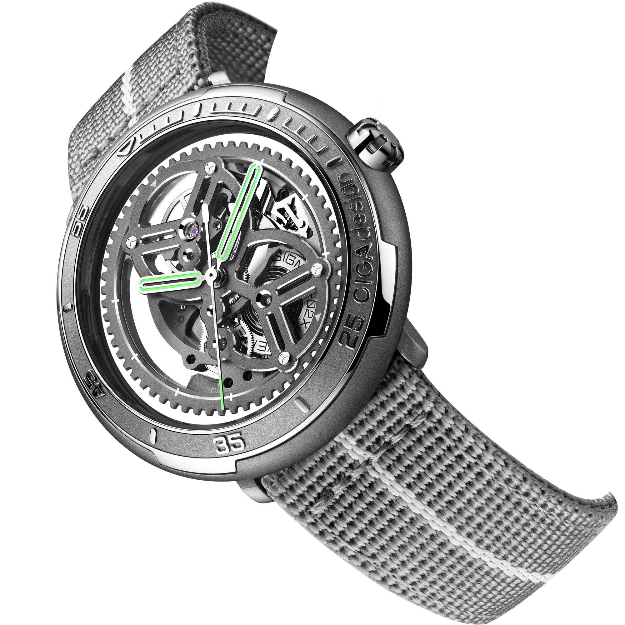 Vector — Edición Limitada México · Reloj Skeleton Automático en Titanio Grado 2 (150 piezas numeradas)