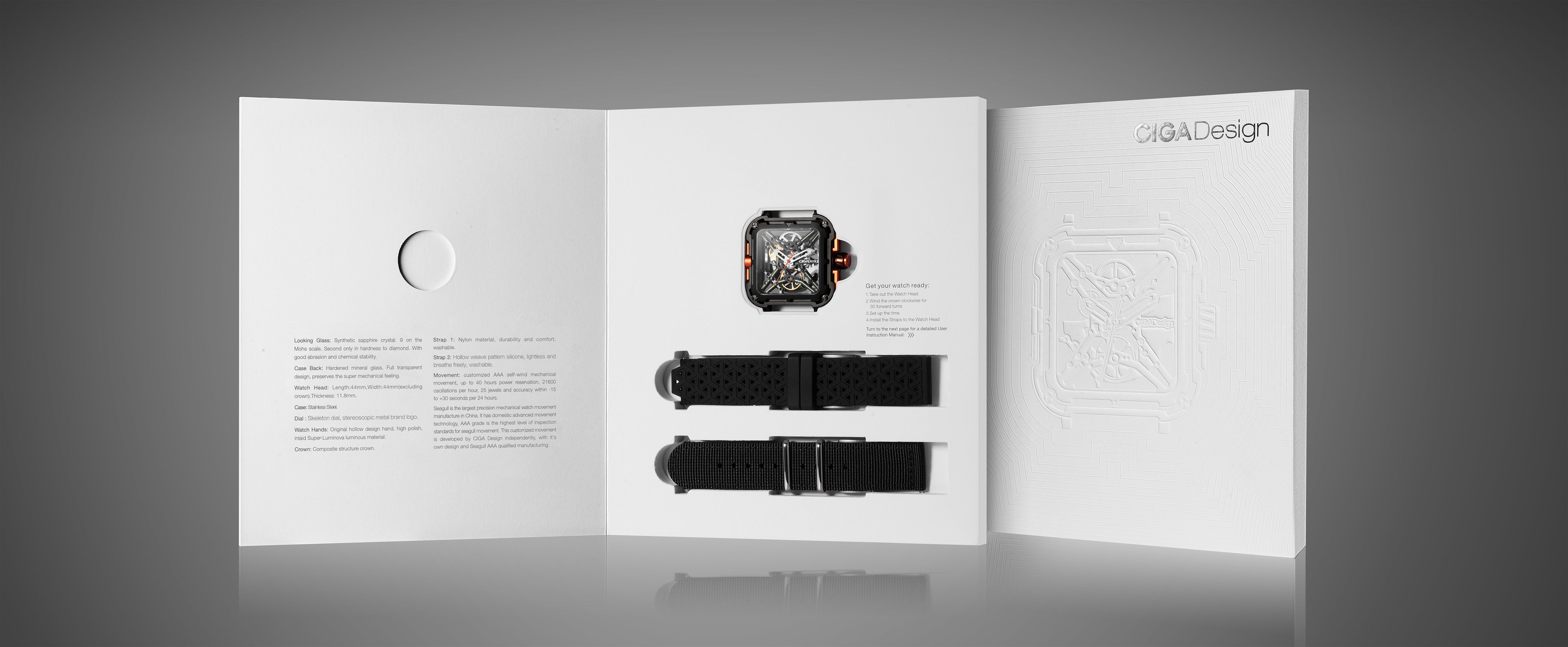 CIGA design Mechanical Watch Gorilla