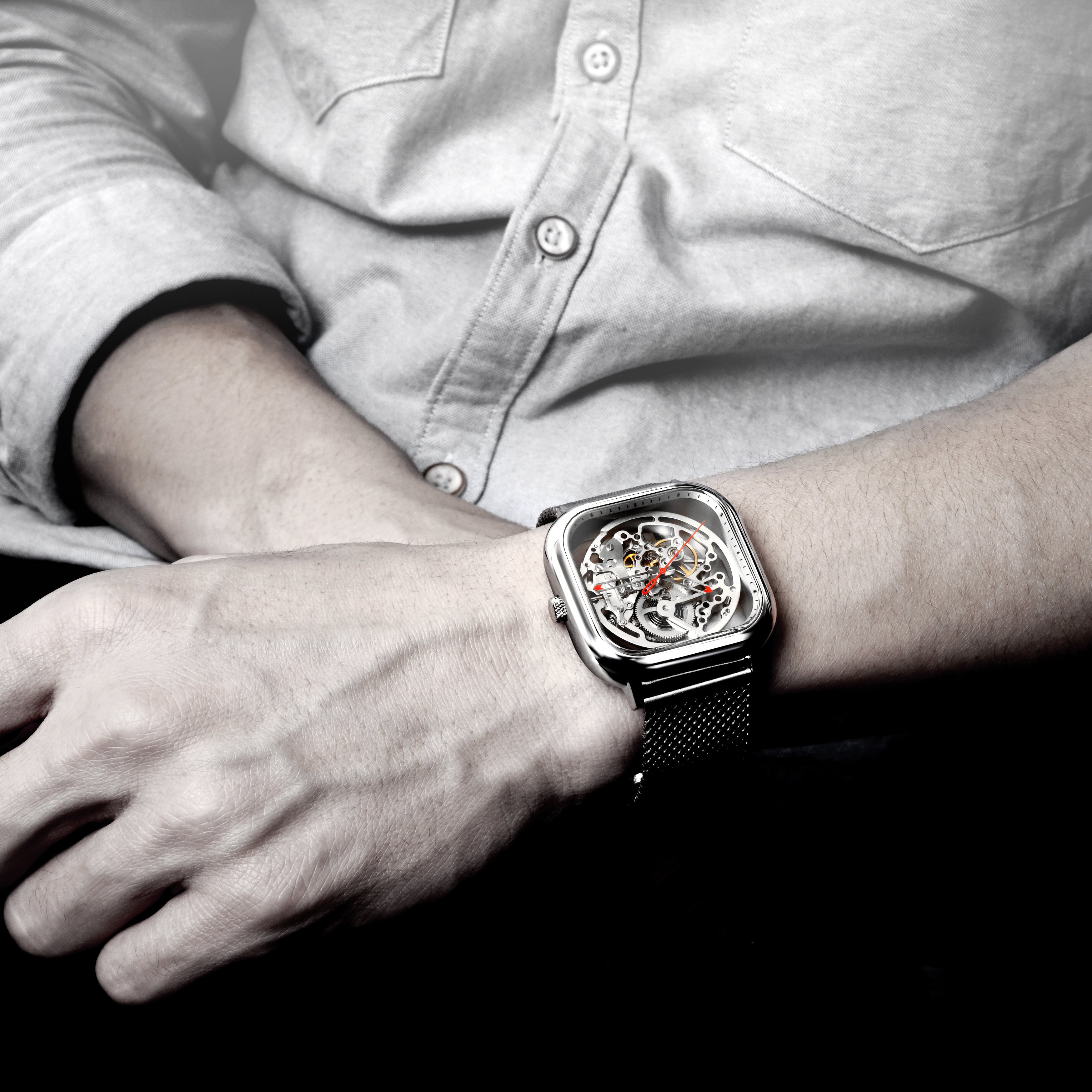 CIGA design Mechanical Watch Skeleton