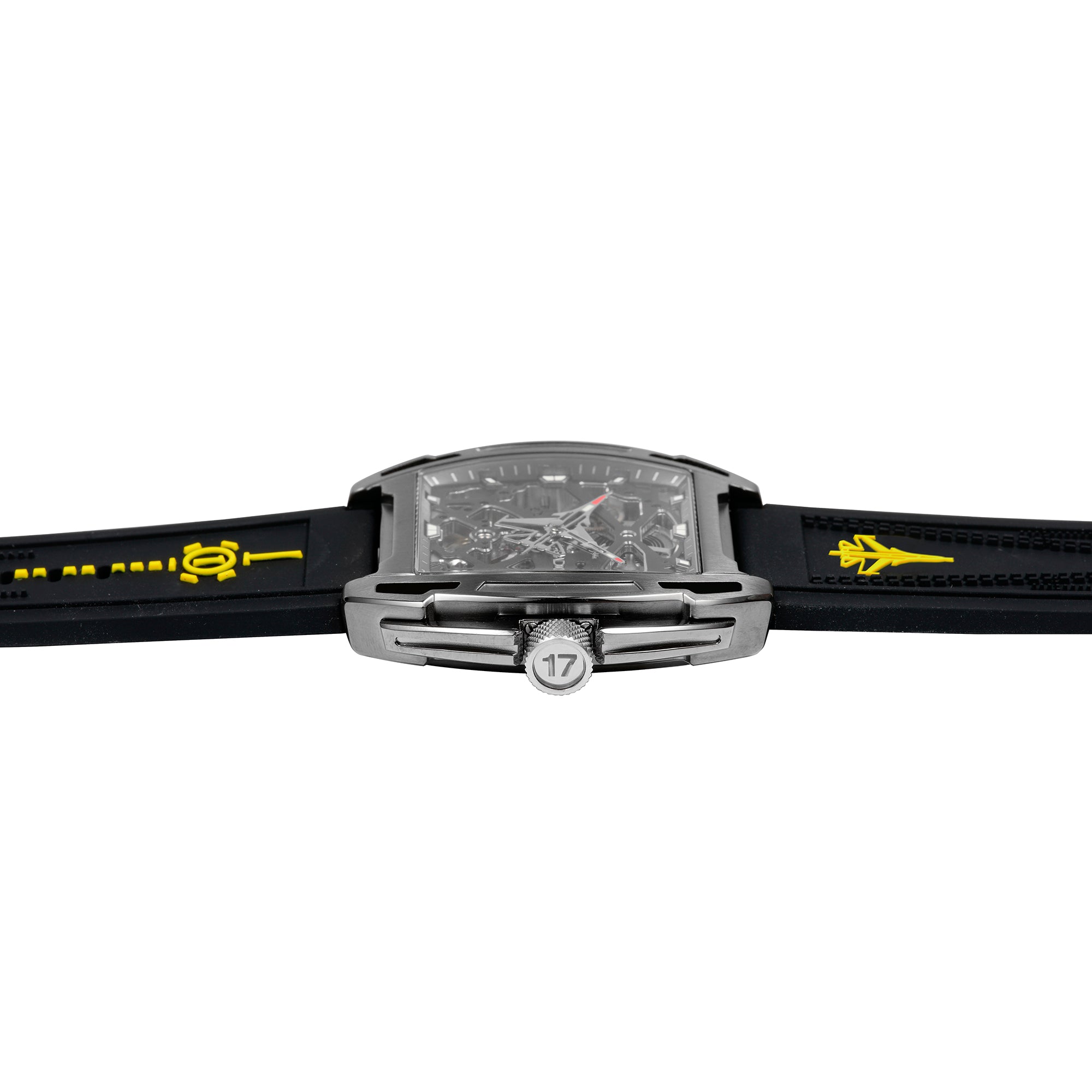 Aircraft Carrier Black Wristwatch
