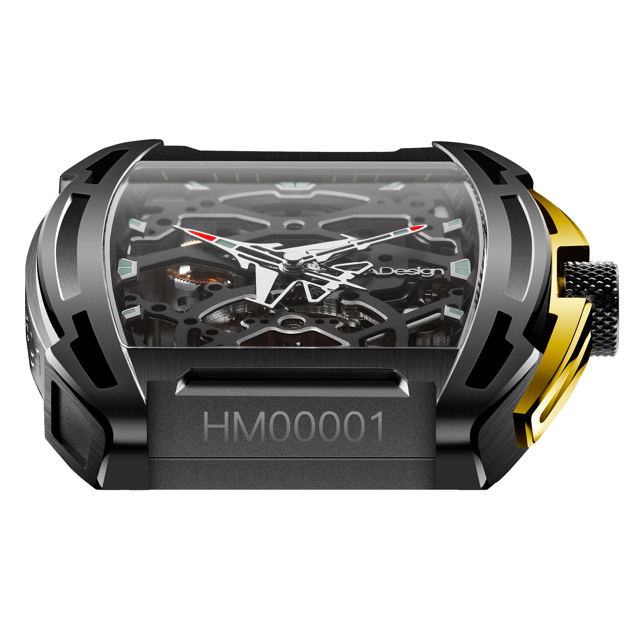 Aircraft Carrier Black Wristwatch