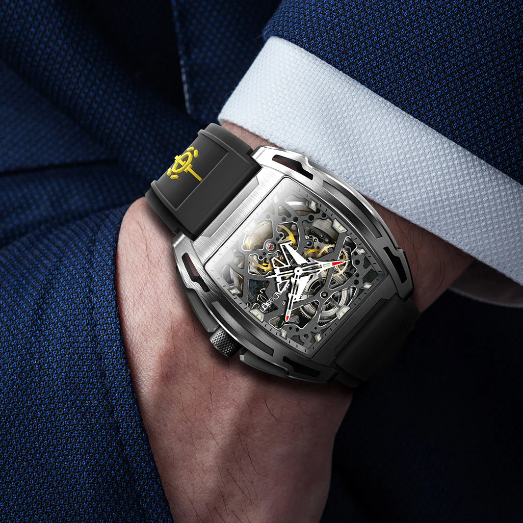 Aircraft Carrier Black Wristwatch