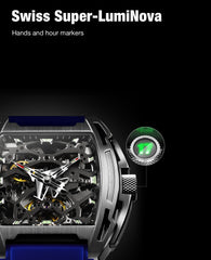 Aircraft Carrier Black Wristwatch