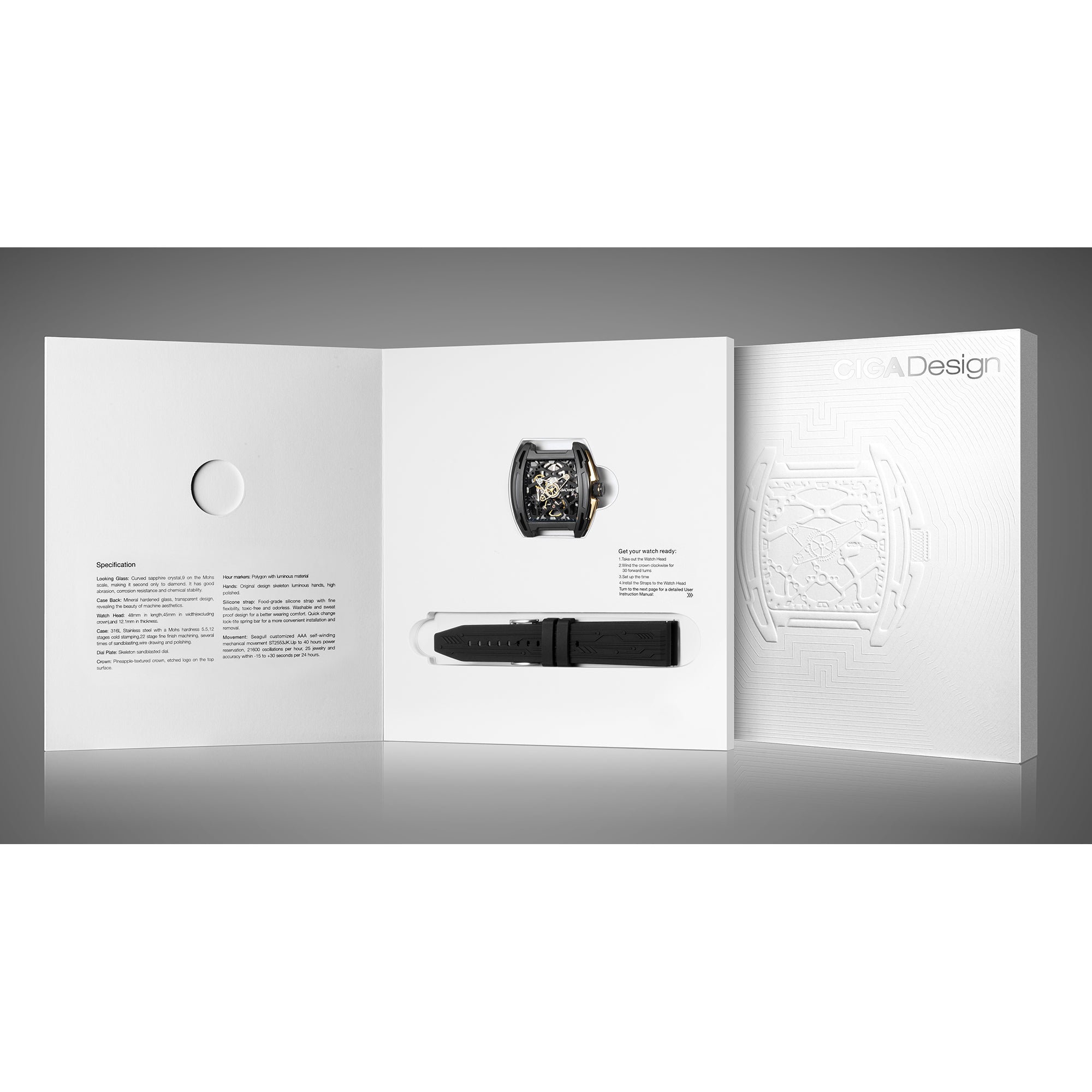 CIGA design Automatic Skeleton Watch · Edge Exploration