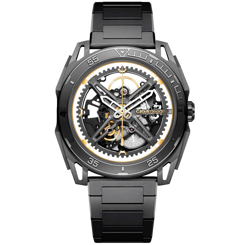 CIGA design ROUND AUTOMATIC SKELETON WATCH · FALCON